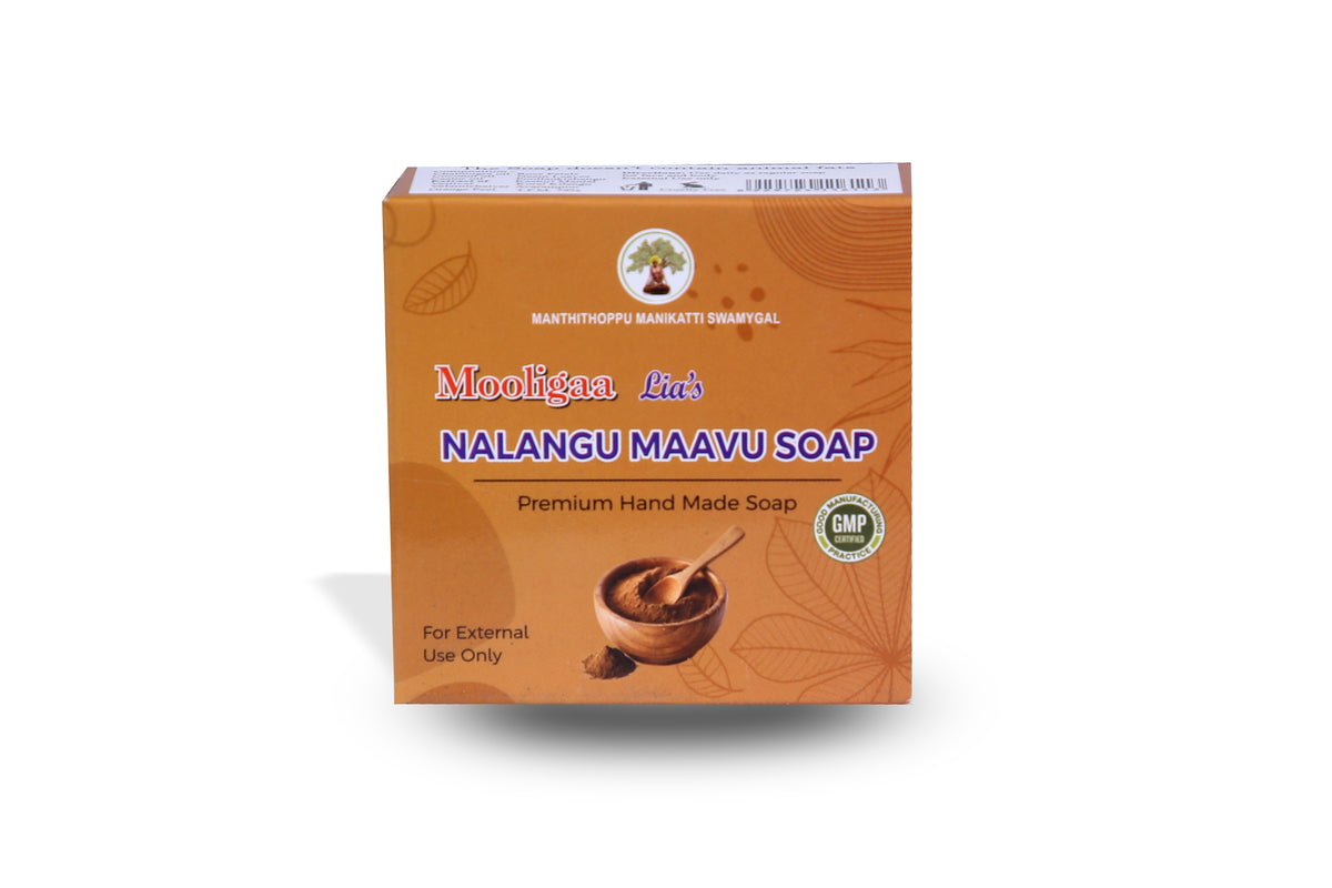 Mooligaa Nalangu Maavu Soap 75g Manthithoppu