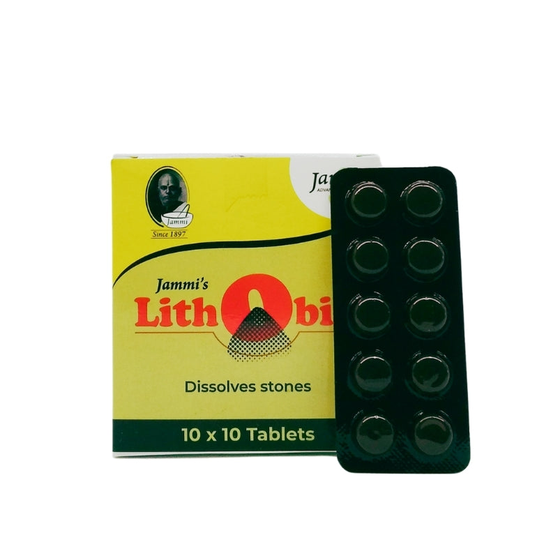Lithobin Tablet (10Tabs) Jammi Pharma India’s First 2-in-1 Kidney & Gall Bladder Support System