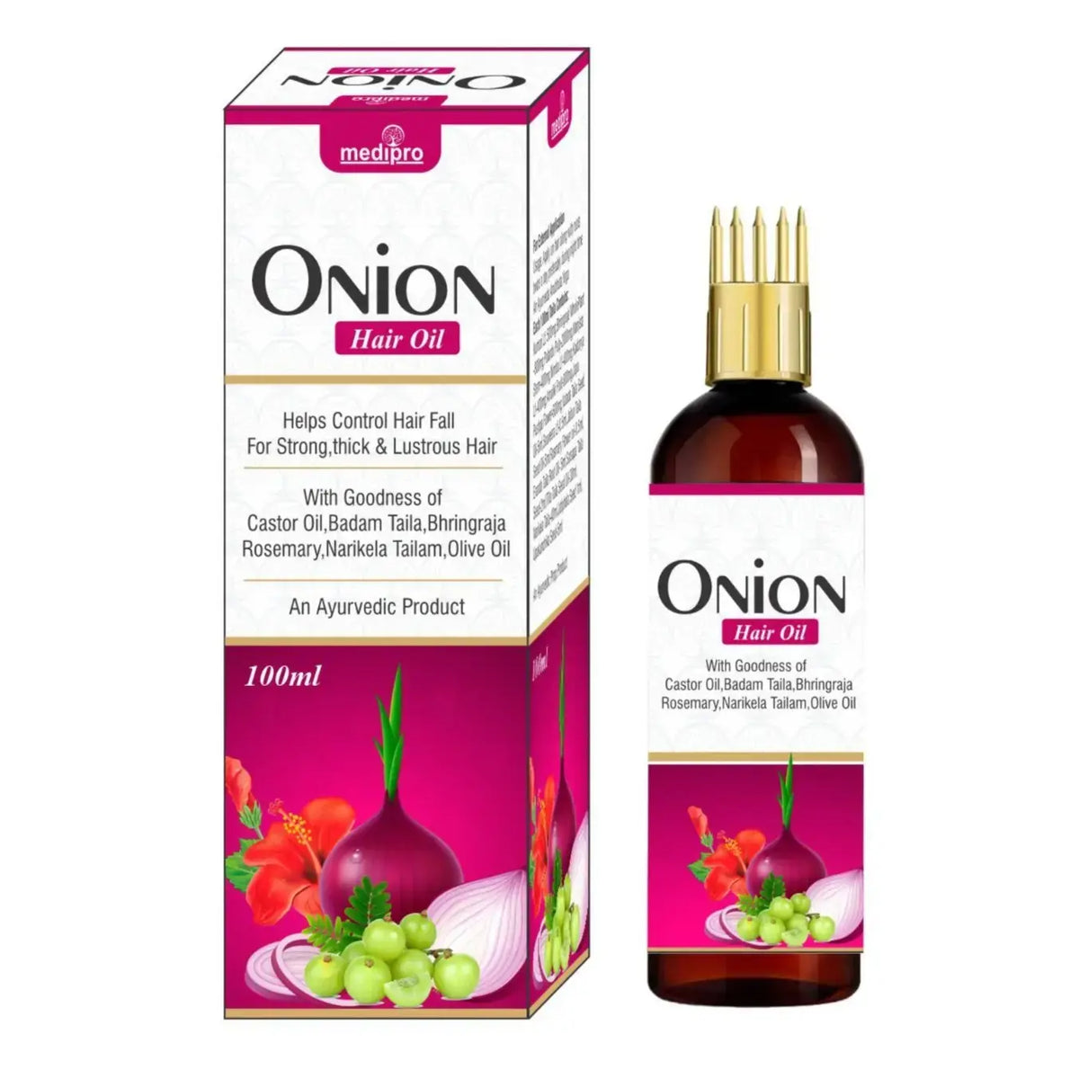 Onion Hair Oil 100ml Medipro