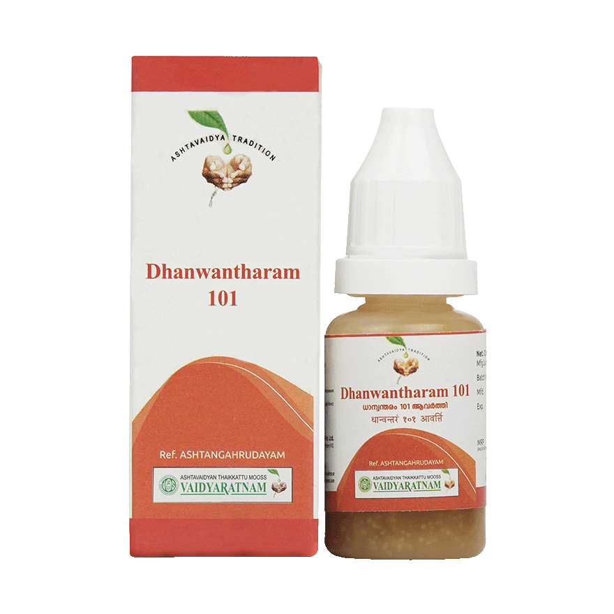 Dhanwantharam 101 Aavarthi 10ml Vaidyaratnam