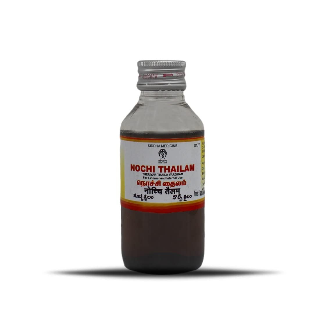 Nochi Thailam, Siddha, 100ml Impcops