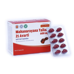 Maharayana Tailam 21 Avarti 600mg Sogel Capsule 10 Caps Sahasrayoga
