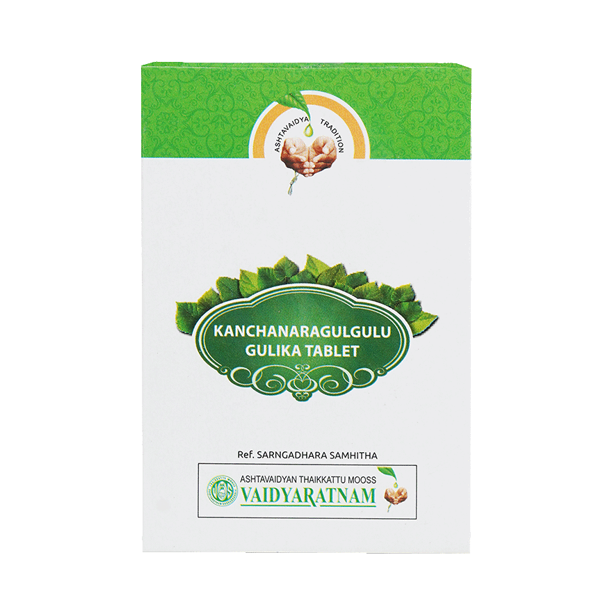 Kanchanara Gulgulu Gulika Tablet 10 Nos Vaidyaratnam