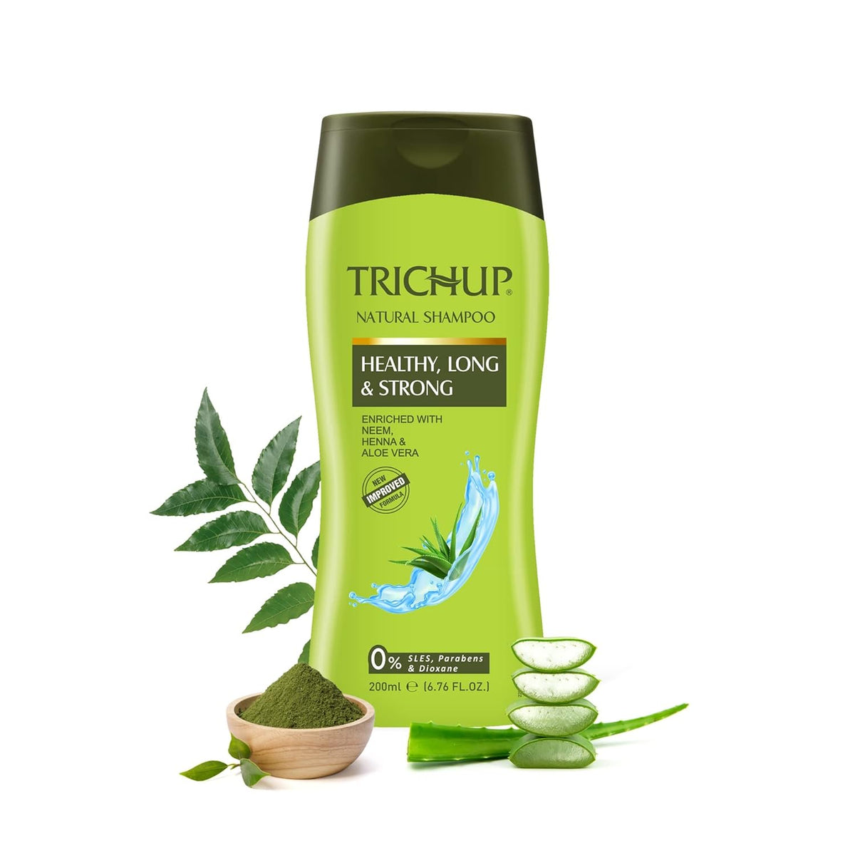 Trichup Healthy, Long & Strong Hair Shampoo 200ml Vasu Healthcare
