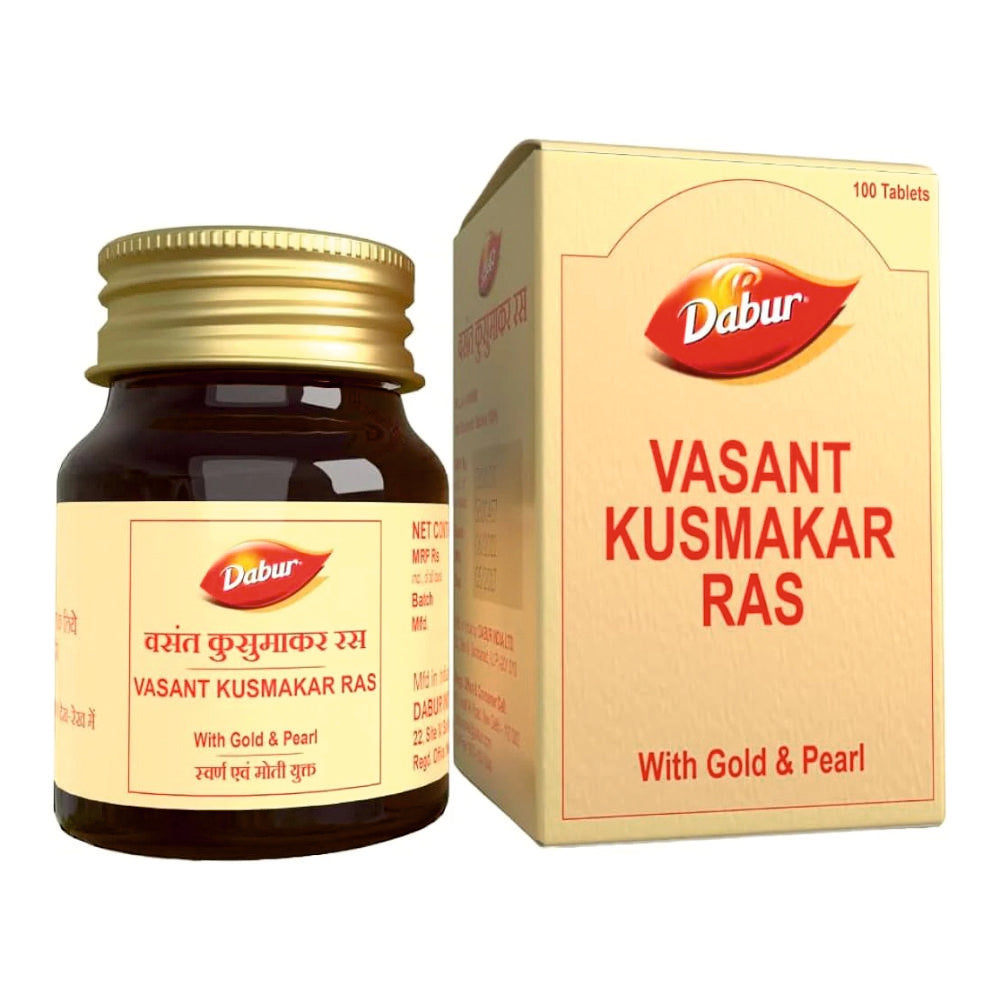 Vasant Kusumakar Ras 10Tablet Dabur