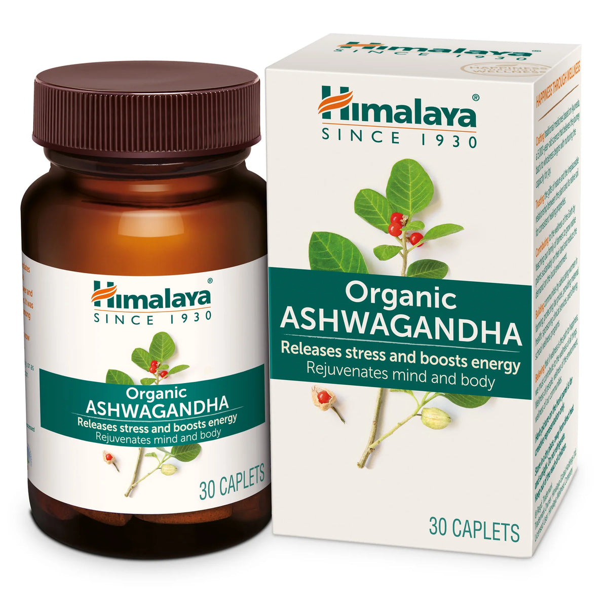 Organic Ashwagandha Capsule (60 Caps) – Himalaya