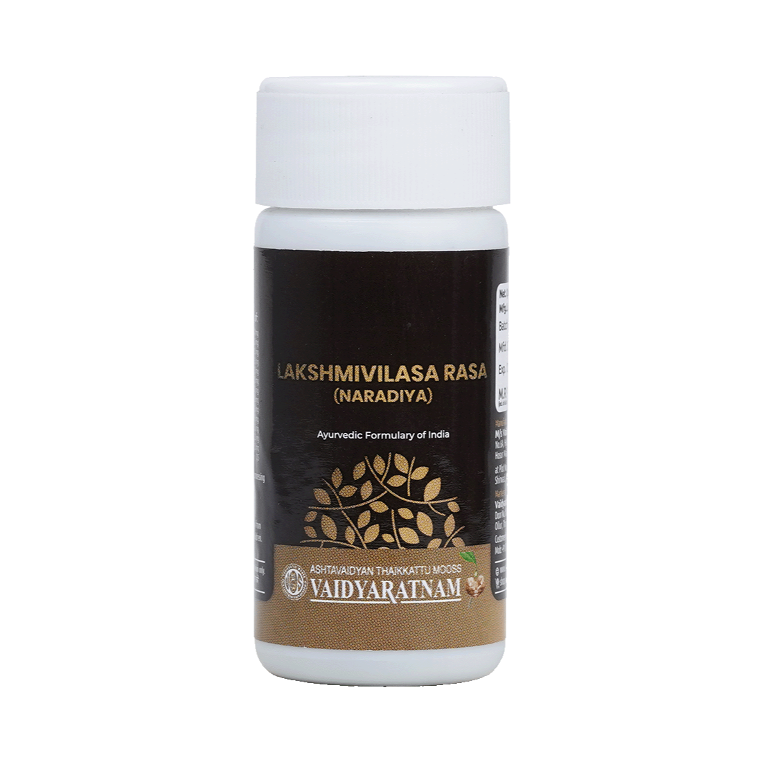 Lakskmivilasa Rasa (Naradiya) (30Tabs) – Vaidyaratnam