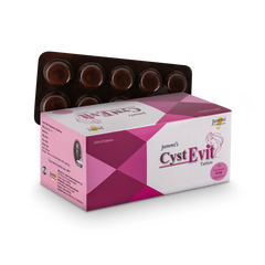 Cystevit Evit Tablets (10Tabs) – Ayurvedic Medicine for PCOS Jammi Pharma