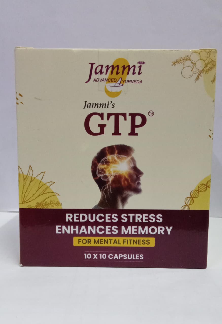 GTP Capsule (10Caps) Jammi Pharma – Ayurvedic Remedy for Stress