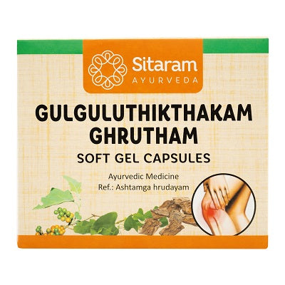 Guggulutiktaka Ghritam Capsules 10s Sitaram Ayurveda