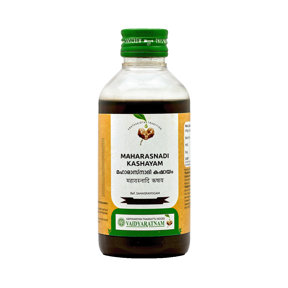 Maharasnadi Kashaya 200 ml Vaidyaratnam