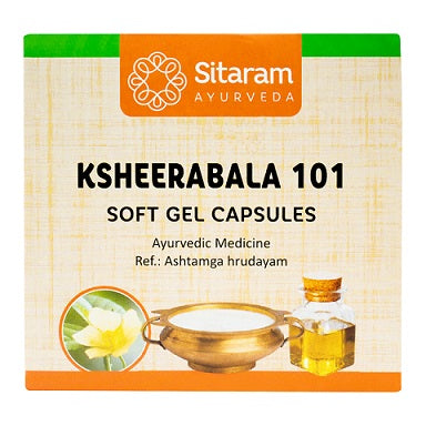 Ksheerabala 101 soft gel capsules 10 Nos Sitaram Ayurveda