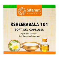 Ksheerabala 101 soft gel capsules 10 Nos Sitaram Ayurveda
