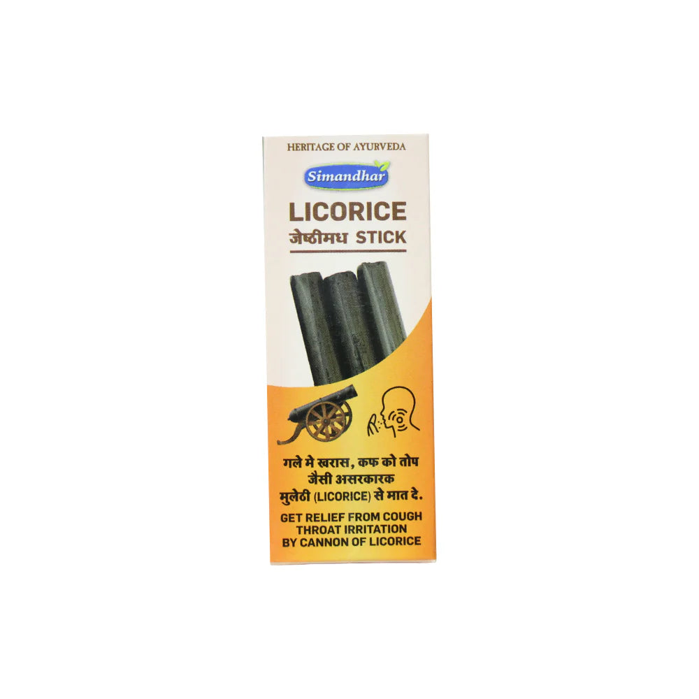 Licorice Jesthimadh Stick 3 Sticks Simandhar Herbal