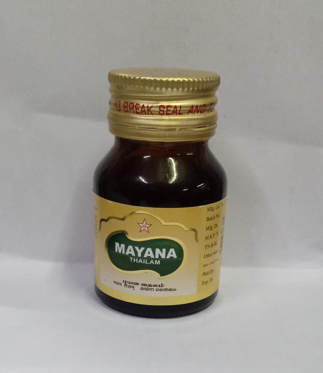 Mayana Thailam 30ml SKM