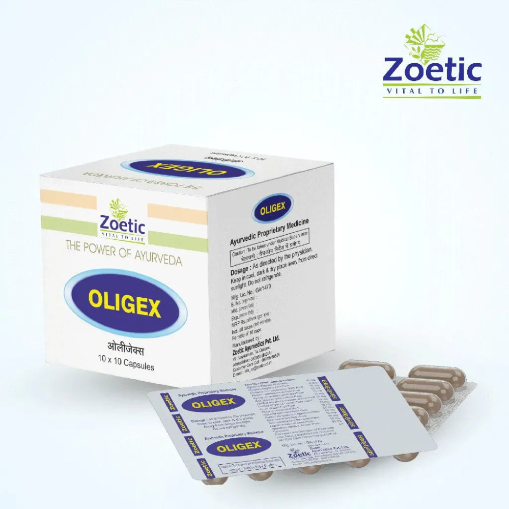 Zoetic Oligex capsules packaging on a white background