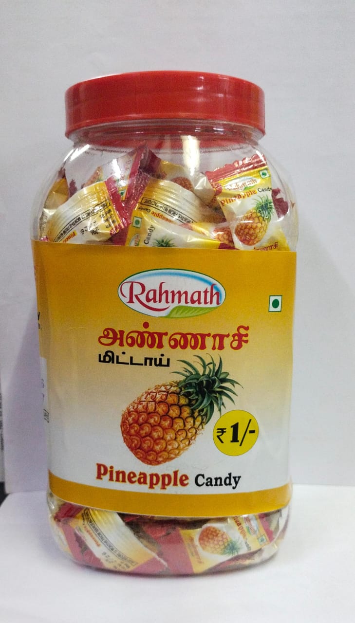 Pineapple Candy 200 Nos Rahmath Candy