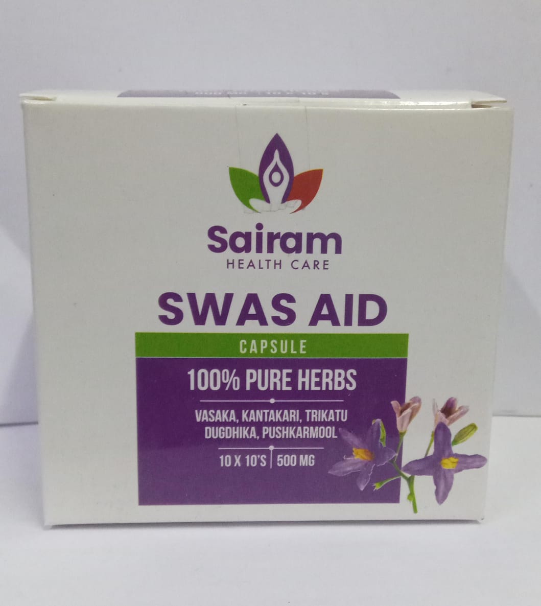 Swas Aid Capsules 10s Sairam Healthcare