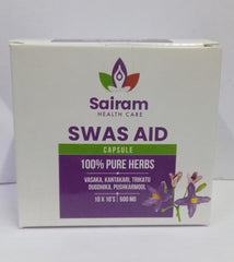 Swas Aid Capsules 10s Sairam Healthcare