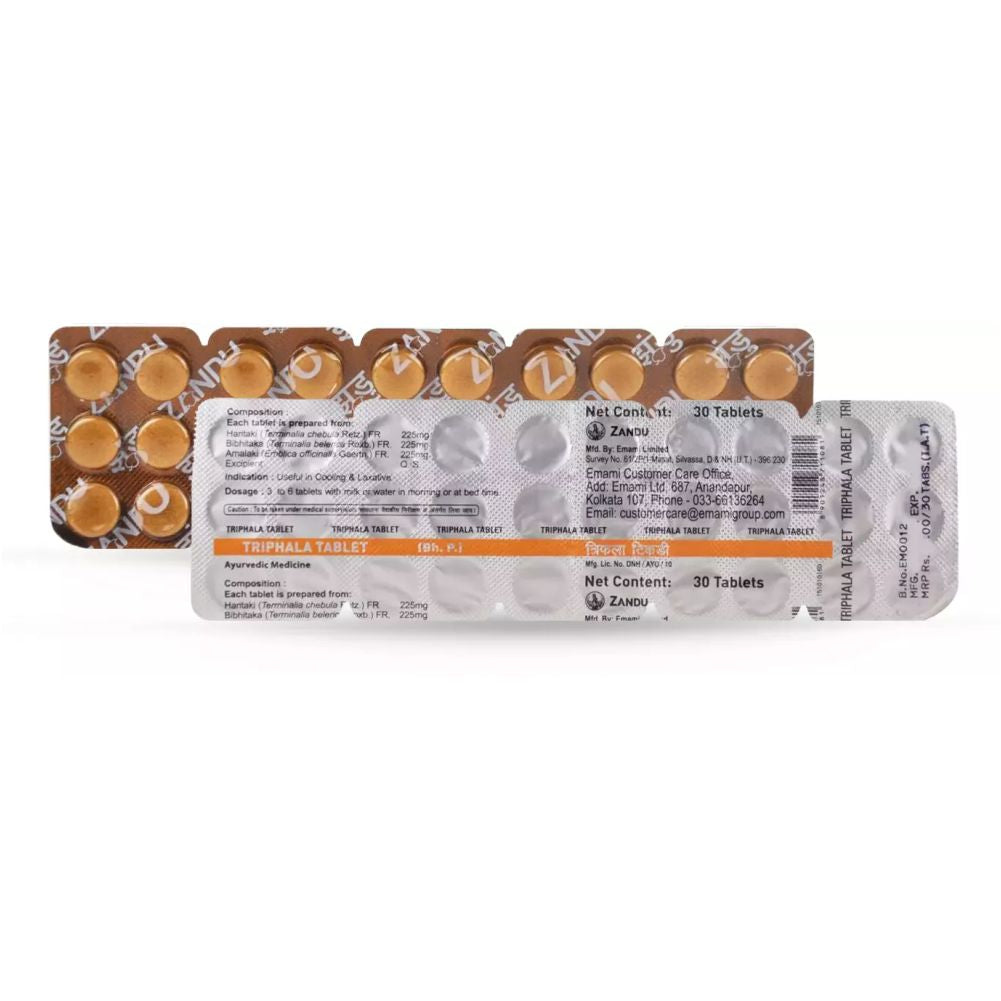 Triphala Tablet 30s Zandu