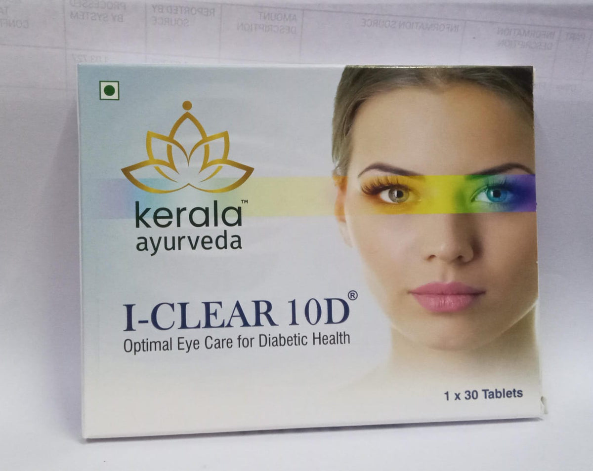 I-Clear 10D 30 Nos Kerala Ayurveda