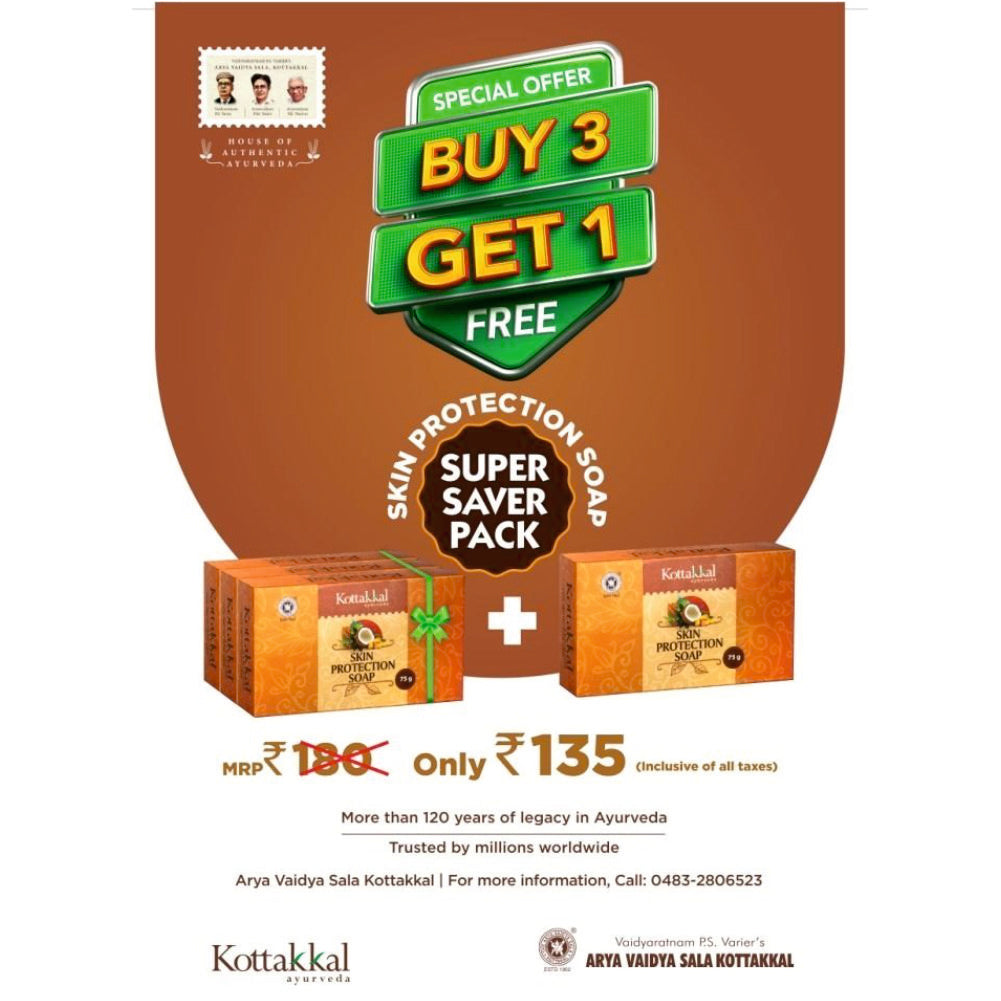 Skin Protection Soap Combo (75Gm) – Kottakkal