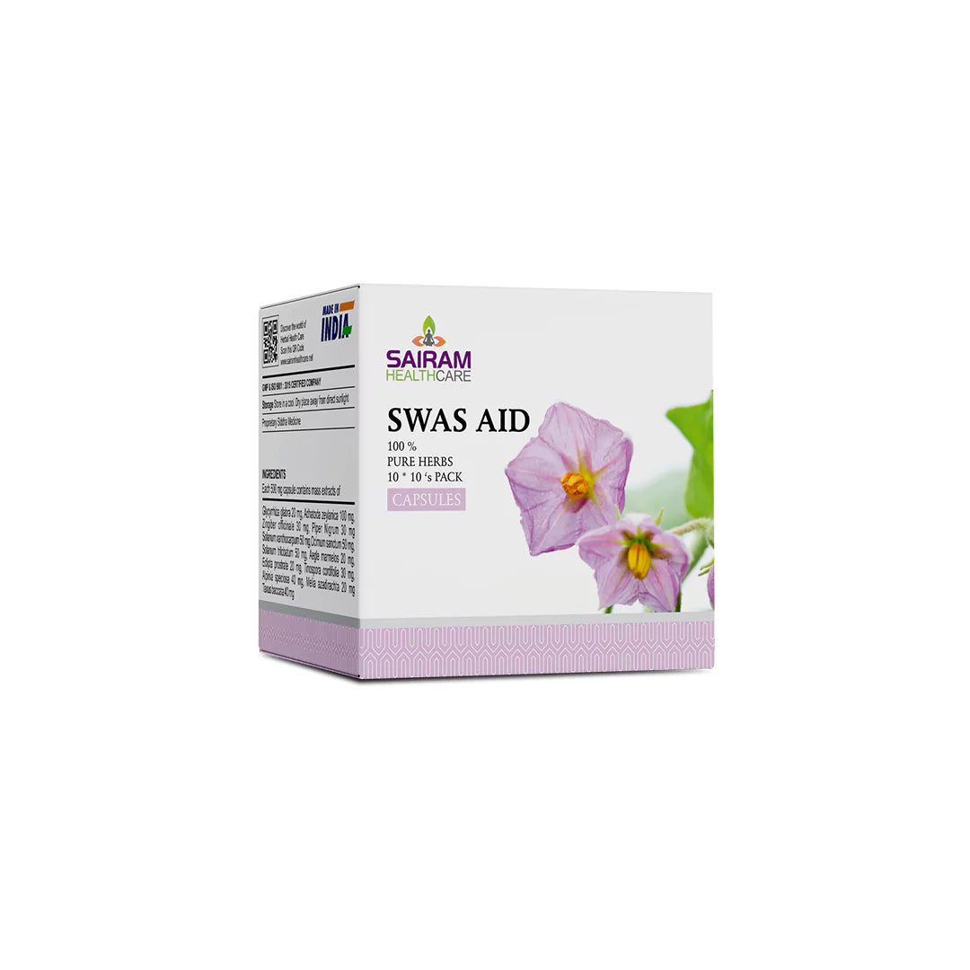 Swas Aid Capsules 10s Sairam Healthcare